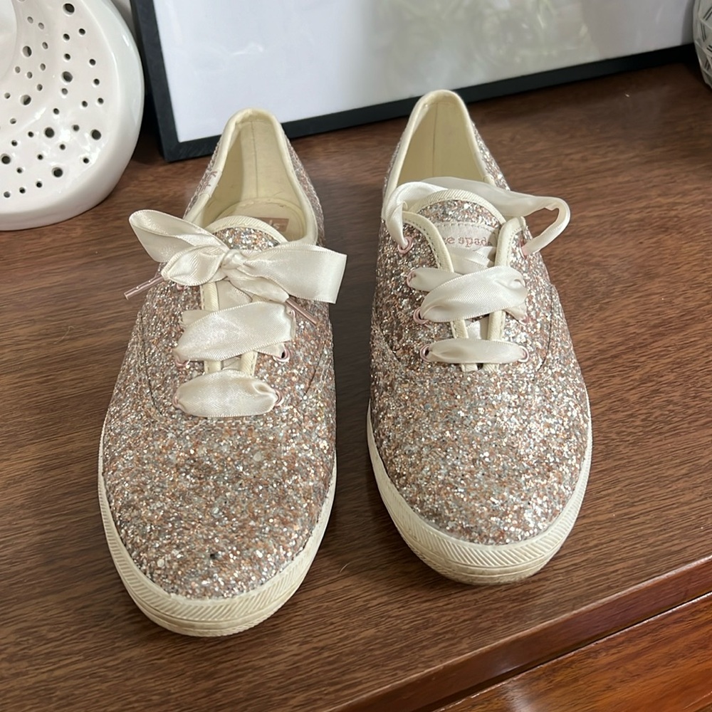 SOLD Kate Spade X Keds Rose gold Sneakers